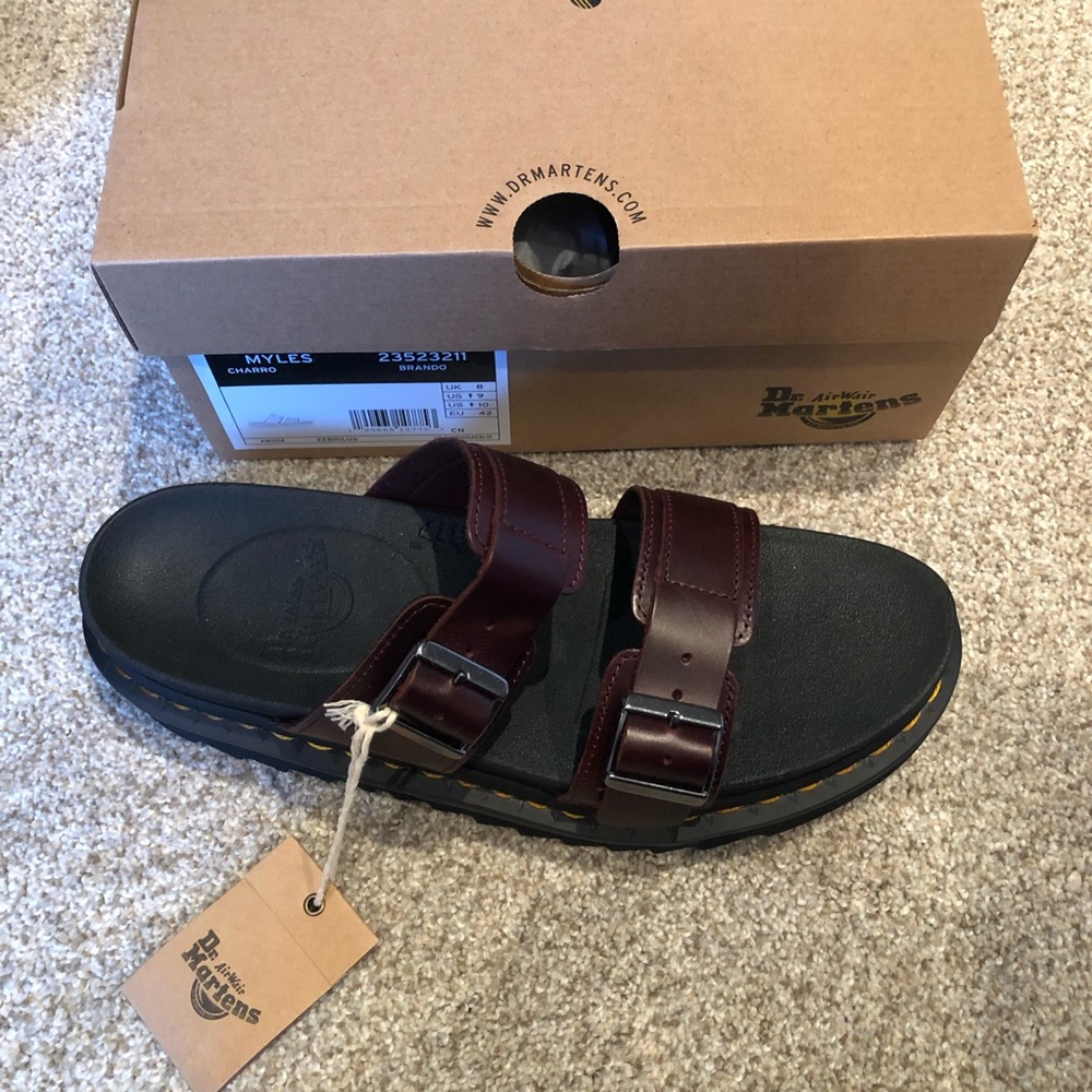 Doc martens Myles sandals slides charro NiB - Picture 7 of 11